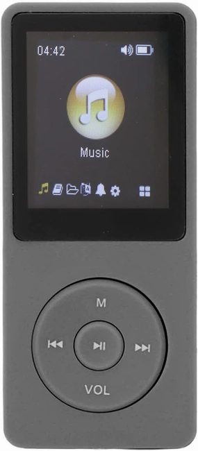 32G MP3 Player, 1.8 Inch Screen MP3 MP4 Player for Sports Studying, Support MP3 WMA FLAC APE AAC OGG and ACELP, Earphone Included (Black) hi-res portable player,digital audio player,DAP lossless,