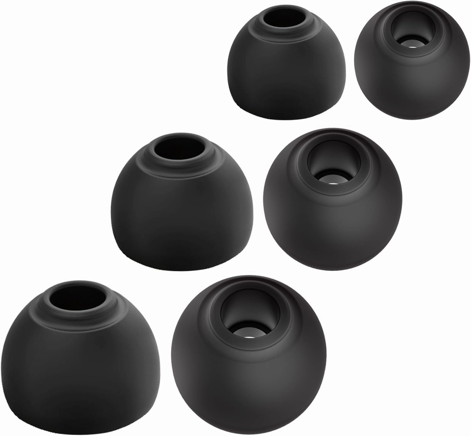 3 Pairs CCZ ZT01 Silicone Eartips,KINBOOFI Soft Silicone IEM Eartips Earbuds,Ddurability Replacement Earbud Tips for KZ ZST ZS10 PRO ZS10 PRO X AS10 ZSN PRO X ZSN PRO ZS10 PRO2 TANGZU WAN'ER(4559)