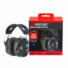 3M WorkTunes Connect Wireless Hearing Protector with Bluetooth Technology, Bluetooth Hearing Protection with a 26 dB Noise Reduction Rating noise cancelling headphones,ANC headphones,travel headphones,