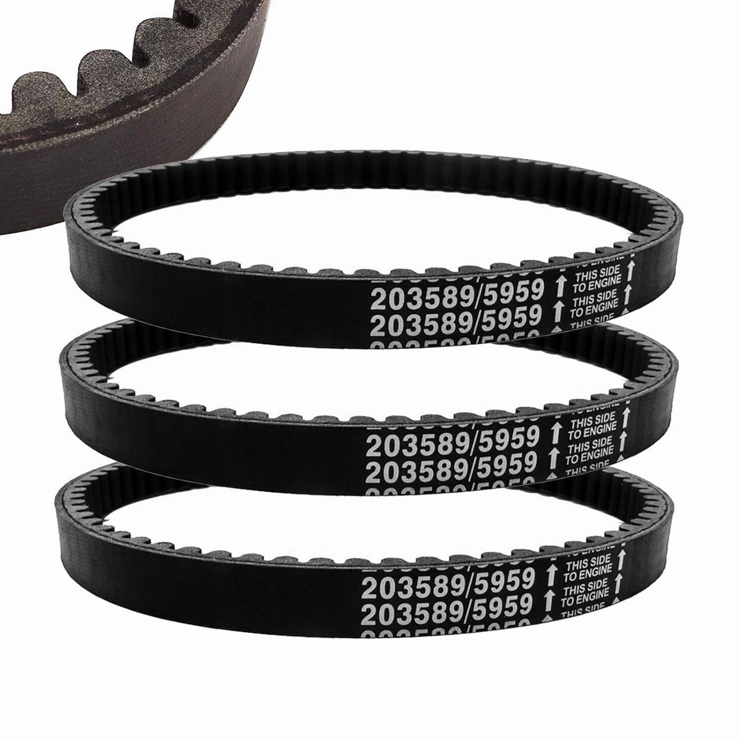 3PCS 30 Series Go Kart Drive Belt Replaces Manco 5959 / Comet 203589 Durable Trorque Converter Belt belt-drive turntable,vinyl record player,audiophile turntable,
