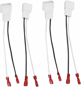 4 PCS Door Speaker Wiring Harness, 72-8104 Audio Speaker Wire Cable Compatible with Camry Corolla Tacoma Tundra Scion Pontiac Speakers Adapter Connector Adaptor Plug, Easy to Install speaker cable,audio wire,hi-fi speaker cord,