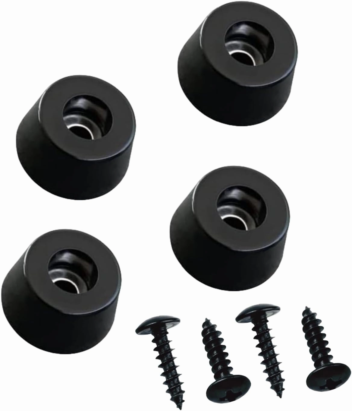 4Pcs Speaker Isolation Pad, Rubber Feet Kit for Appliances Guitar Amps Speaker Cabinets Audio Turntable Cutting Board Feet Furniture Feet isolation pads,speaker feet,vibration dampeners,
