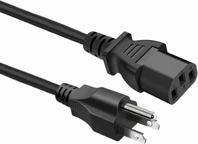 5 FT 18 AWG 3 Prong Plug 10 Amps 125 Volts AC Power Cable for Electronics, Samsung, Laptop,TV, Sharp, Sony, AOC, Vizio, Acer, Asus, Dell, Computer Monitor, Radio, Printer 1.5 Meter PC Power Cord power cord,hi-fi power cable,AC power lead,