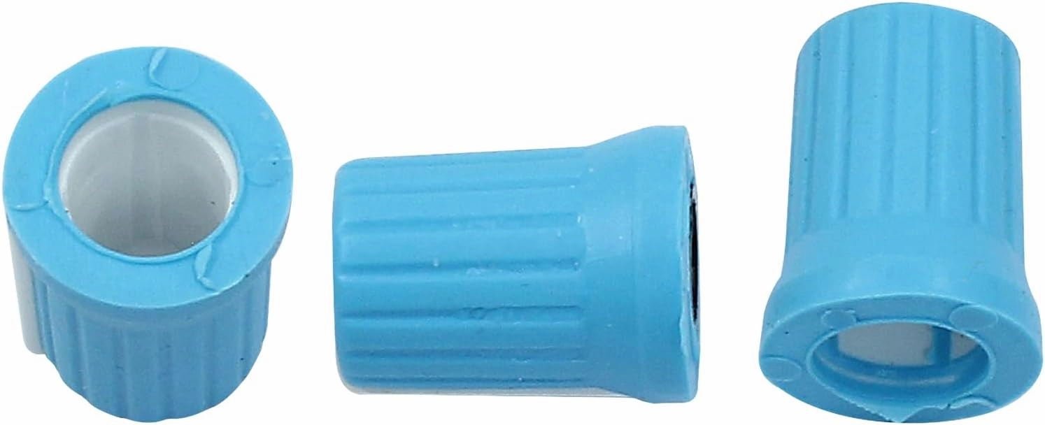5 Pcs Universal EQ Rotary Knob Replacement Rubber Potentiometer Control Knob for DJ Controller Mixer Console Pioneer, Blue