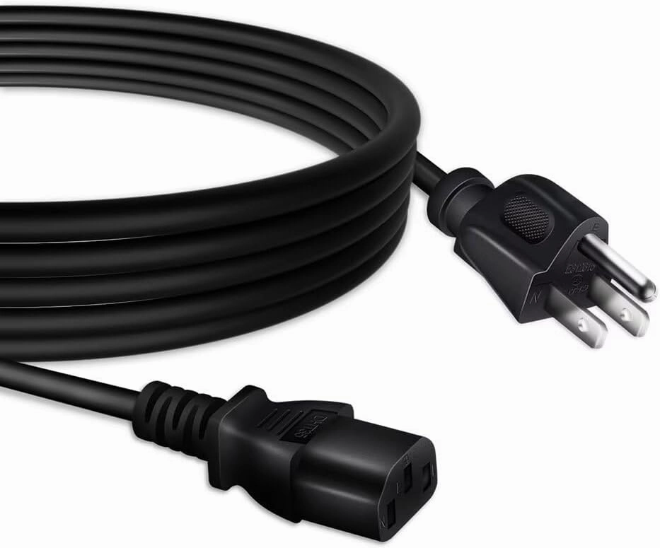 5ft AC Power Cord Cable Lead Compatible with EverSolo DMP-A6 Network Audio Streamer 3-Prong network streamer,wireless audio player,Wi-Fi music streamer,