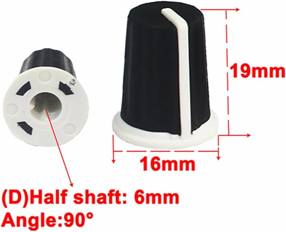 5pcs EQ Rotary Knob Replacement Equalizer Potentiometer Fader Knobs Push Rod Cap for DJ Controller Mixer Console Pioneer DJM700 750 800 850 900NEXUS 900SRT 900NXS2 2000 2000NEXUS DDJSZ (BKe)