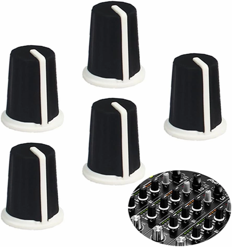 5pcs EQ Rotary Knob Replacement Equalizer Potentiometer Fader Knobs Push Rod Cap for DJ Controller Mixer Console Pioneer DJM700 750 800 850 900NEXUS 900SRT 900NXS2 2000 2000NEXUS DDJSZ (BKe) mixer console,audio mixing desk,DJ console,