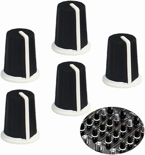 5pcs EQ Rotary Knob Replacement Equalizer Potentiometer Fader Knobs Push Rod Cap for DJ Controller Mixer Console Pioneer DJM700 750 800 850 900NEXUS 900SRT 900NXS2 2000 2000NEXUS DDJSZ (BKe) mixer console,audio mixing desk,DJ console,