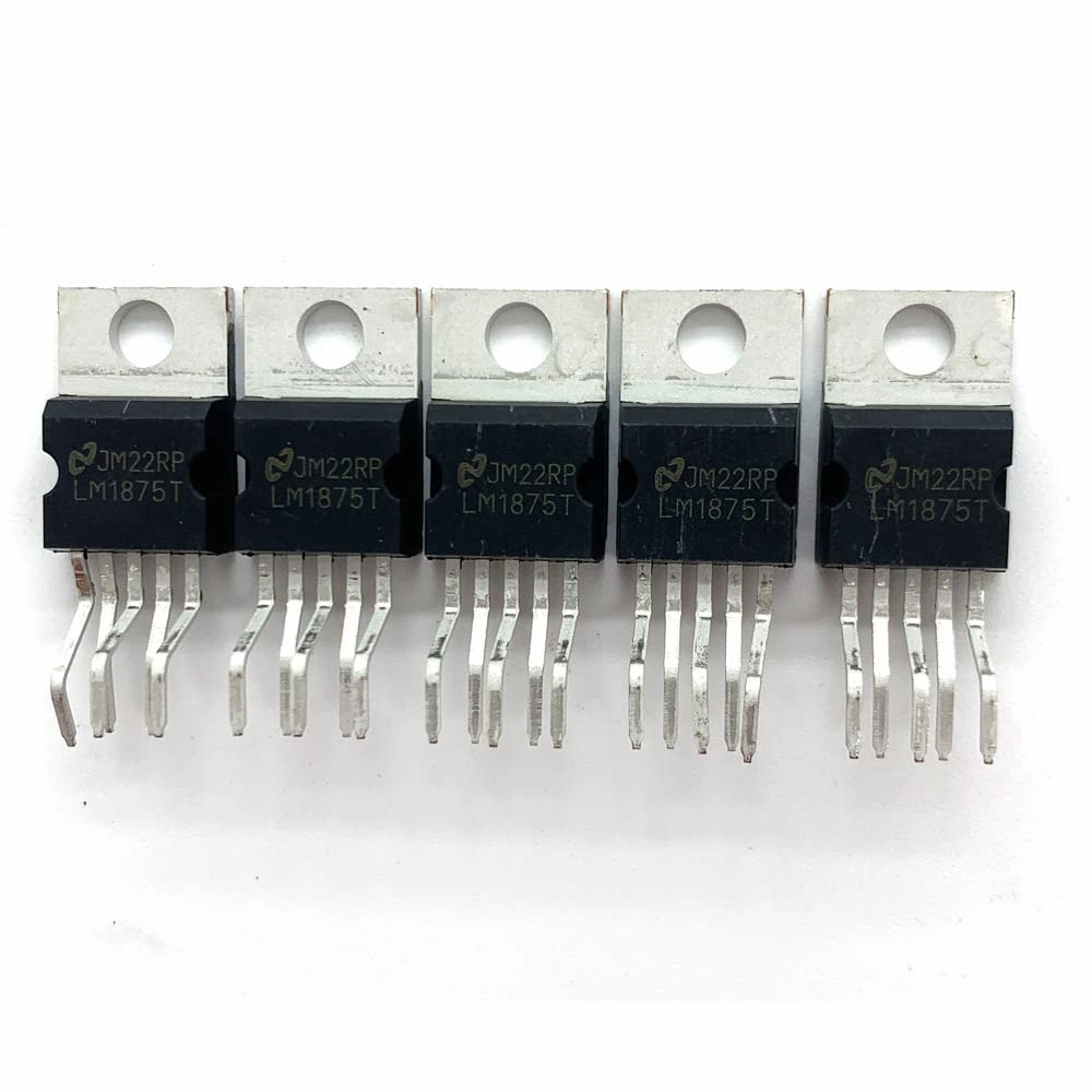 5Pcs LM1875T LM1875 TO-220 20W Audio Power Amplifier Integrated Circuit integrated amplifier,stereo receiver,hi-fi amp combo,