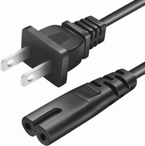 6 FT AC Power Cord Universal 2 Prong Power CableSee Details for More Compatible Device Models power cord,hi-fi power cable,AC power lead,