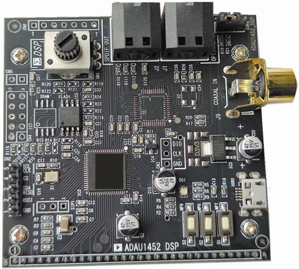 6 inputs and 8 outputs decoding Board Audio and Video Development Board ADAU1452 DSP CS42448 Audio Module 48-192 Sampling Rate w(ADAU1452 DSP)
