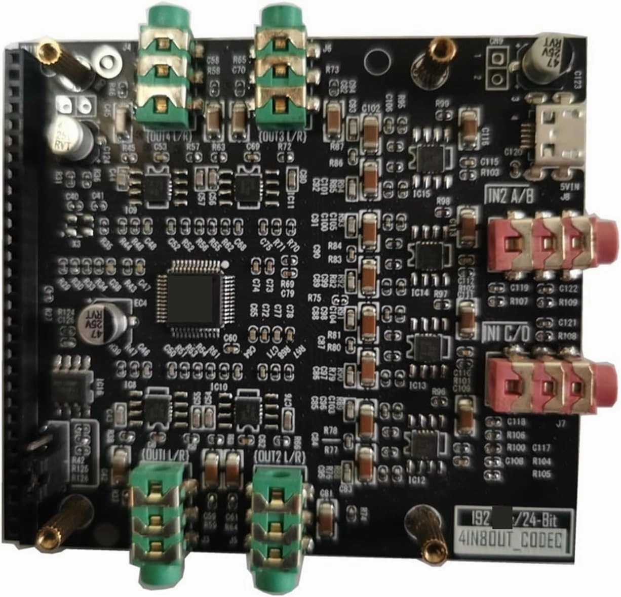 6 inputs and 8 outputs decoding Board Audio and Video Development Board ADAU1452 DSP CS42448 Audio Module 48-192 Sampling Rate w(ADAU1452 DSP)