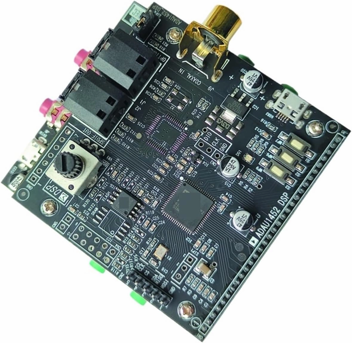 6 inputs and 8 outputs decoding Board Audio and Video Development Board ADAU1452 DSP CS42448 Audio Module 48-192 Sampling Rate w(ADAU1452 DSP) balanced output player,audiophile player,hi-res digital player,