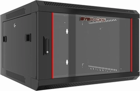 6U - Server Rack - Wall Mount Rack - Locking Cabinet for Network - Electronics - Security - Audio - Video - AV Equipment - Data Rack - 24-Inch Depth Server Cabinet equipment cabinet,AV gear cabinet,component enclosure,