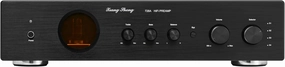 728A Vacuum Tube Pre Amplifier ,with Bass and Treble Control, Tubes 12AT72,12AU72,6Z42 (Black) tube amplifier,valve amp,audiophile tube stereo,