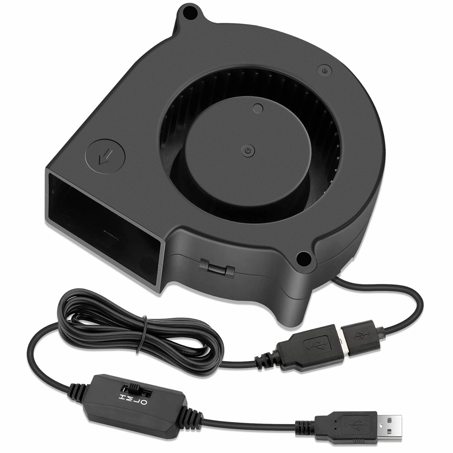 75mm x 30mm USB 5V Brushless Squirrel Cage Blower Fan Centrifugal for 3D Printer Mini Box Aquarium Equipment Cabinet Cooler equipment cabinet,AV gear cabinet,component enclosure,