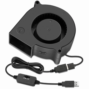 75mm x 30mm USB 5V Brushless Squirrel Cage Blower Fan Centrifugal for 3D Printer Mini Box Aquarium Equipment Cabinet Cooler equipment cabinet,AV gear cabinet,component enclosure,