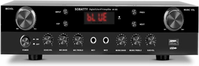 800W Power Home Audio Amplifier Receivers with Bluetooth 5.0 Subwoofer Amplifier 2.1 Channel Home Theater System with USB, COAXAL,Stereo Audio Receivers (AV-302) power amplifier,stereo amp,hi-fi power amp,