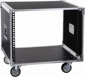 8U/12U/16U Network Open Frame Server Rack,Stereo Studio Rack, with Caster Wheels,Rolling Network Rack,for Video Music Recording IT Equipment (Size : 8U-49.5X52.5CM) music server,hi-fi media server,digital audio storage,