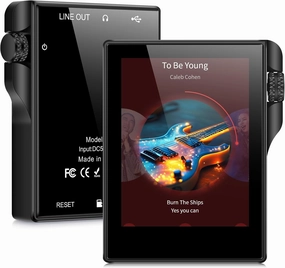 96GB HiFi MP3 Player with Bluetooth 5.3, Lossless DSD DAC FLAC, Portable High Resolution Lossless Digital Audio Music Player, up to 256 GB hi-res portable player,digital audio player,DAP lossless,