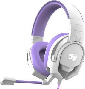 A88 Gaming Headset with Microphone, Stereo Wired Noise Cancelling Over-Ear Headphones with Mic for Pc, Ps5, Xbox One Series X/s, Ps4, Computer, Laptop, Mac, Nintendo, Gamer (Purple) over-ear headphones,closed back headphones,wireless studio cans,