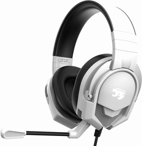 A88 Gaming Headset with Microphone, Stereo Wired Noise Cancelling Over-Ear Headphones with Mic for Pc, Ps5, Xbox One Series X/s, Ps4, Computer, Laptop, Mac, Nintendo, Gamer (White) over-ear headphones,closed back headphones,wireless studio cans,