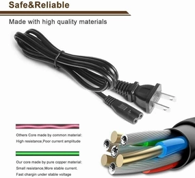 AC in Power Cord Socket Cable Plug Lead for Onkyo CP-1050 Direct Drive Turntable CP1050 direct-drive turntable,DJ turntable,hi-torque vinyl deck,
