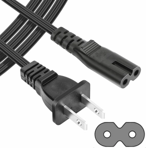 AC Power Cable Cord for Electric Lunch Box,Mini Crock Pot,Cooluli Mini Fridge,Universal AC Power Cord for Kitchen power cord,hi-fi power cable,AC power lead,
