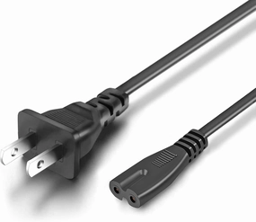 AC Power Cord Compatible for XboxOne S, XboxOne X, XboxSeries X/S, Sony PS5 / PS4 / PS3 PlayStation 4 Slim, PSP, PSV Supply Cable Replacement 3 Feet (2pack) power cord,hi-fi power cable,AC power lead,