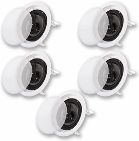 Acoustic Audio CS-IC63 in Ceiling 6.5" Home Theater 5 Speaker Set 3 Way 1500 Watt CS-IC63-5S soundbar,TV speaker bar,home theater soundbar,