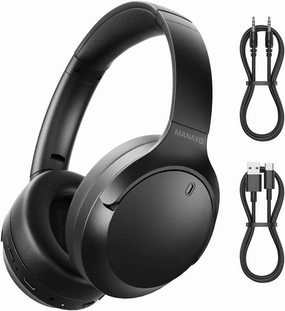 Active Noise Cancelling Bluetooth Over Ear Headphones, Foldable and Rotatable Wireless Wired ANC Headphones with Microphone for Cell Phone,Laptop, 150 Hours Playtime, Bluetooth 5.3v noise cancelling headphones,ANC headphones,travel headphones,