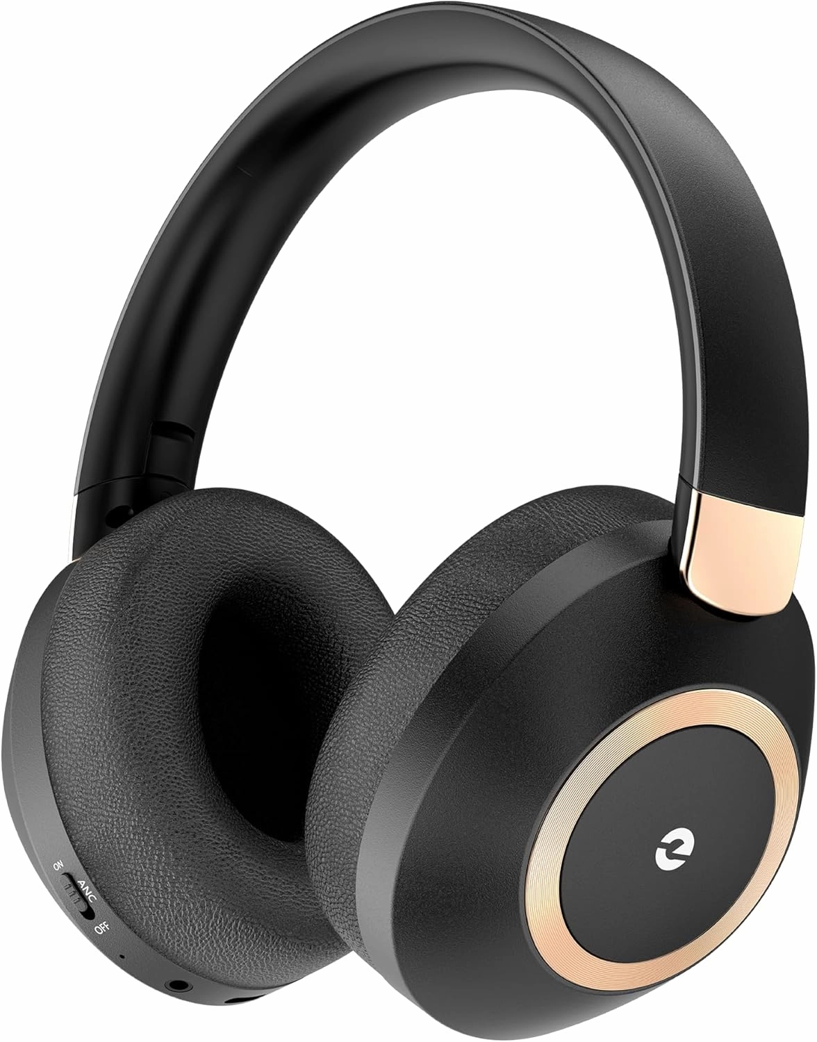Active Noise Cancelling Headphones, 100H Playtime Headphones Wireless Bluetooth, Bluetooth Headphone with Mic, Over Ear Wireless Headphone with Deep Bass,Fast Charging for Travel over-ear headphones,closed back headphones,wireless studio cans,