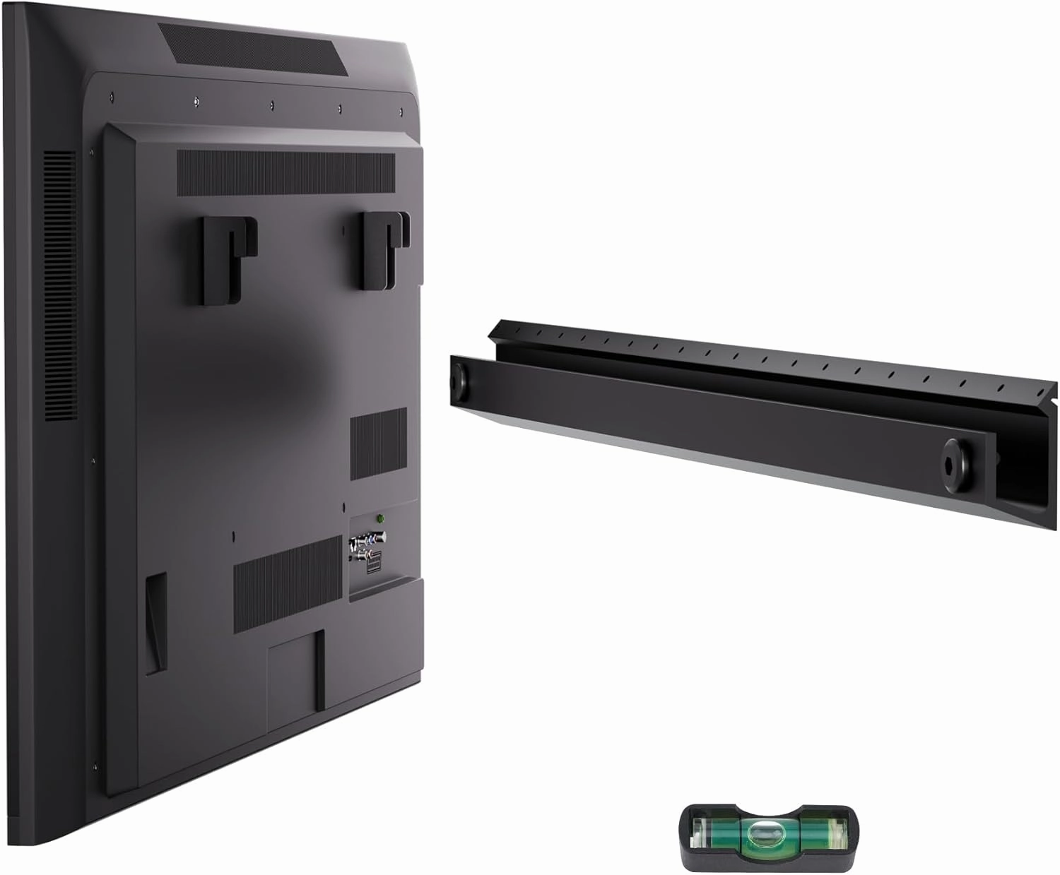 AENTGIU No Stud TV Wall Mount, Studless Drywall TV Mount for 22-55 inch TVs, Low Profile Tv Hanger Max Load 100 lb, No Drill, NO Anchors, Easy Install with All Hardware Included speaker wall mount,audio bracket,AV wall mounting,