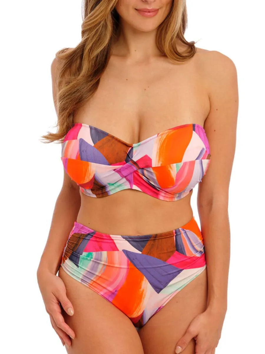 Aguada Beach Bandeau Bikini Top - Sunrise