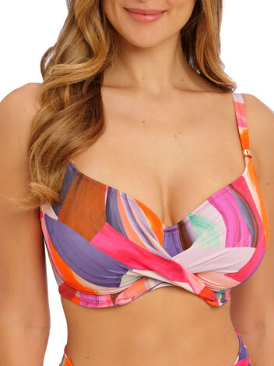 Aguada Beach Full Cup Bikini Top - Sunrise