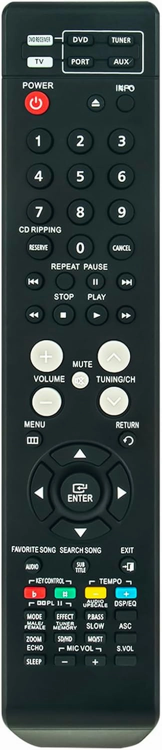 AH59-02144F AH5902144F Replacement Remote Control Compatible for Samsung HT-P38 HT-P38T HT-P38TH Sound Bar Speaker Digital Home Theater System HTP38 HTP38T HTP38TH home cinema system,5.1 home theater,surround sound package,