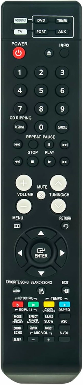 AH59-02144F AH5902144F Replacement Remote Control Compatible for Samsung HT-P38 HT-P38T HT-P38TH Sound Bar Speaker Digital Home Theater System HTP38 HTP38T HTP38TH home cinema system,5.1 home theater,surround sound package,