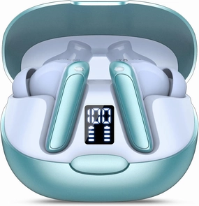 AI Language Translation Earbuds, 3-in-1 Translator Earbuds Real Time with 4 Translation Modes with APP, 164 Language Bluetooth 5.3 Headphones Translating Device for Travel/Business/Learning, Blue reference headphones,neutral sound headphones,monitor headph