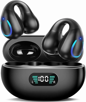 AI Language Translation Earbuds, Clip on Earbuds Wireless Headphones Real-Time Translator for 144 Languages & Accents Headphones Translator Ideal for Travel Business Learning Translation Device reference headphones,neutral sound headphones,monitor head