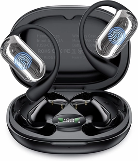 AI Translation Earbuds Real-Time, 144 Languages & Accents,3-in-1 Open Ear Wireless Earbuds with Charging Case, Compatible with iOS & Android, Ideal for Travel, Business, Learning reference headphones,neutral sound headphones,monitor headphones,