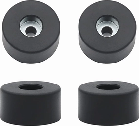 Air Compressor Isolator Pads - 4 Pack Replacement Rubber Feet 192310GS for Coleman Powermate, Sanborn & More - Also Ideal for Speaker Cabinets, Computer Desk, Sofa Cushions (E106661, D091007) isolation pads,speaker feet,vibration dampeners,