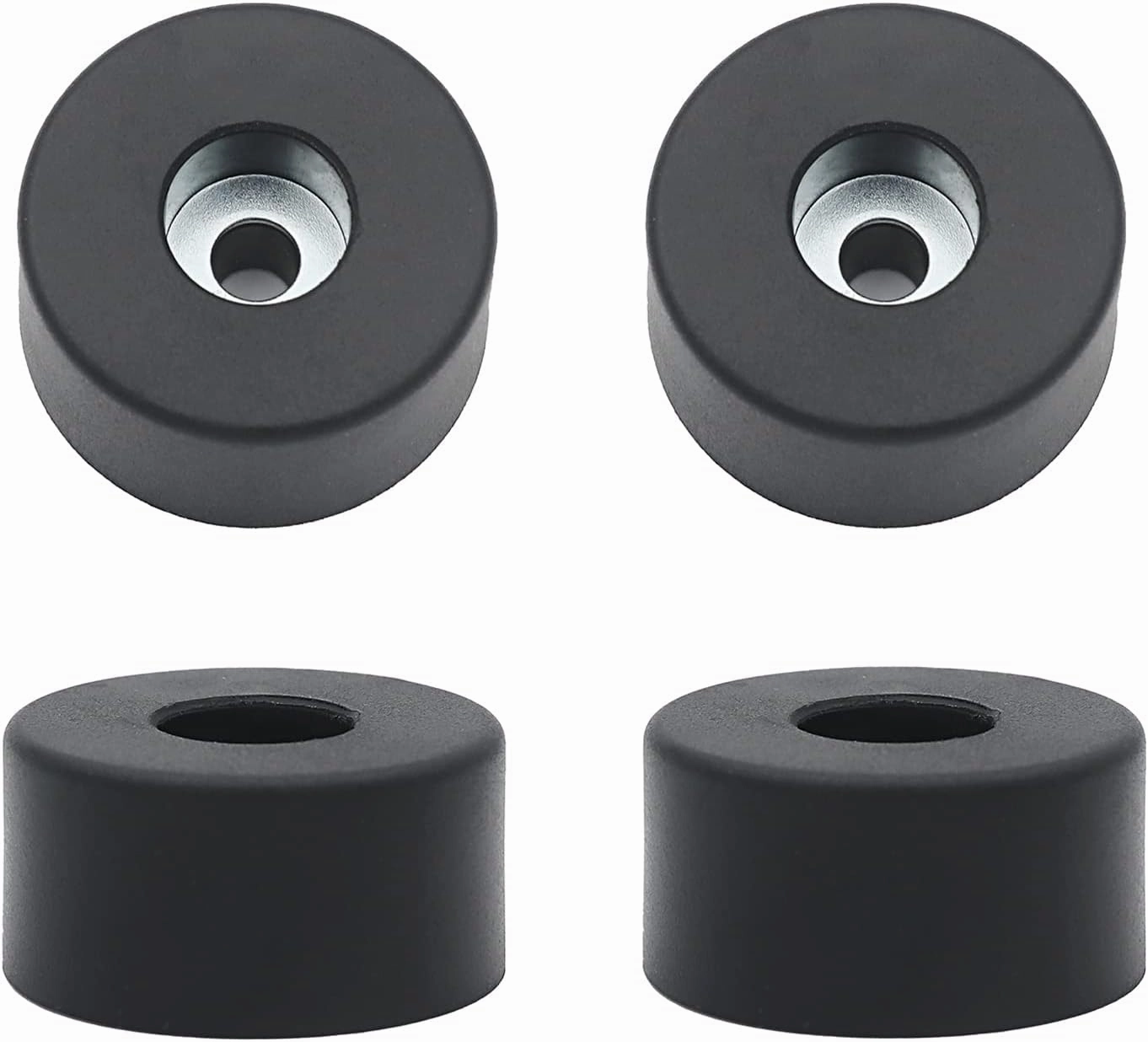 Air Compressor Isolator Pads - 4 Pack Replacement Rubber Feet 192310GS for Coleman Powermate, Sanborn & More - Also Ideal for Speaker Cabinets, Computer Desk, Sofa Cushions (E106661, D091007) isolation pads,speaker feet,vibration dampeners,