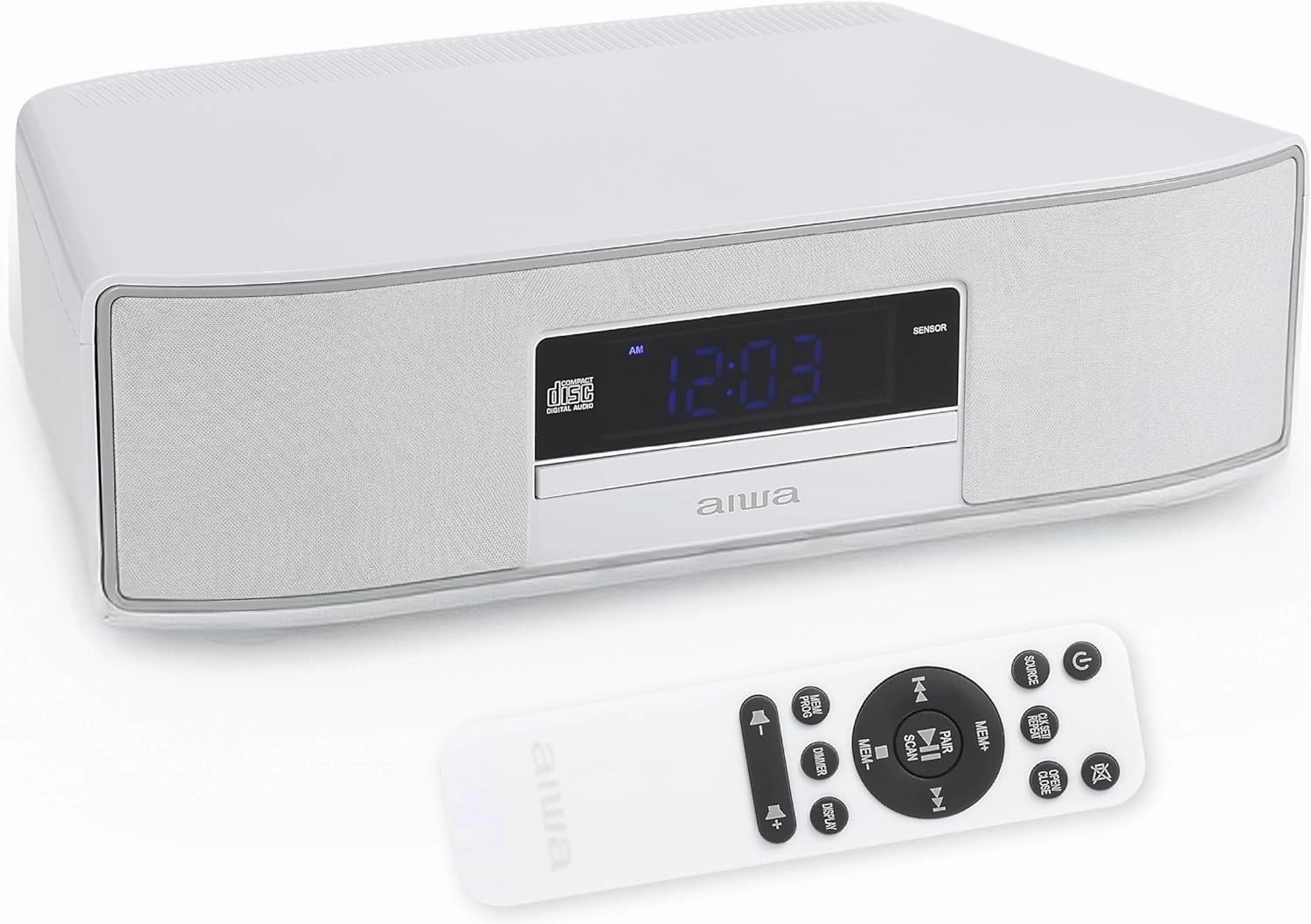 AIWA - Exos Home Speaker, Premium 30W RMS Sound System with CD Player, Bluetooth Connectivity, FM Radio, Optical Digital Input, Dual 1 Tweeters   Dual 2 Bass Units, IR Remote Control surround sound system,cinema audio kit,5.1 surround package,