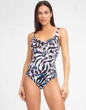 Alika Underwired Swimsuit - Animal