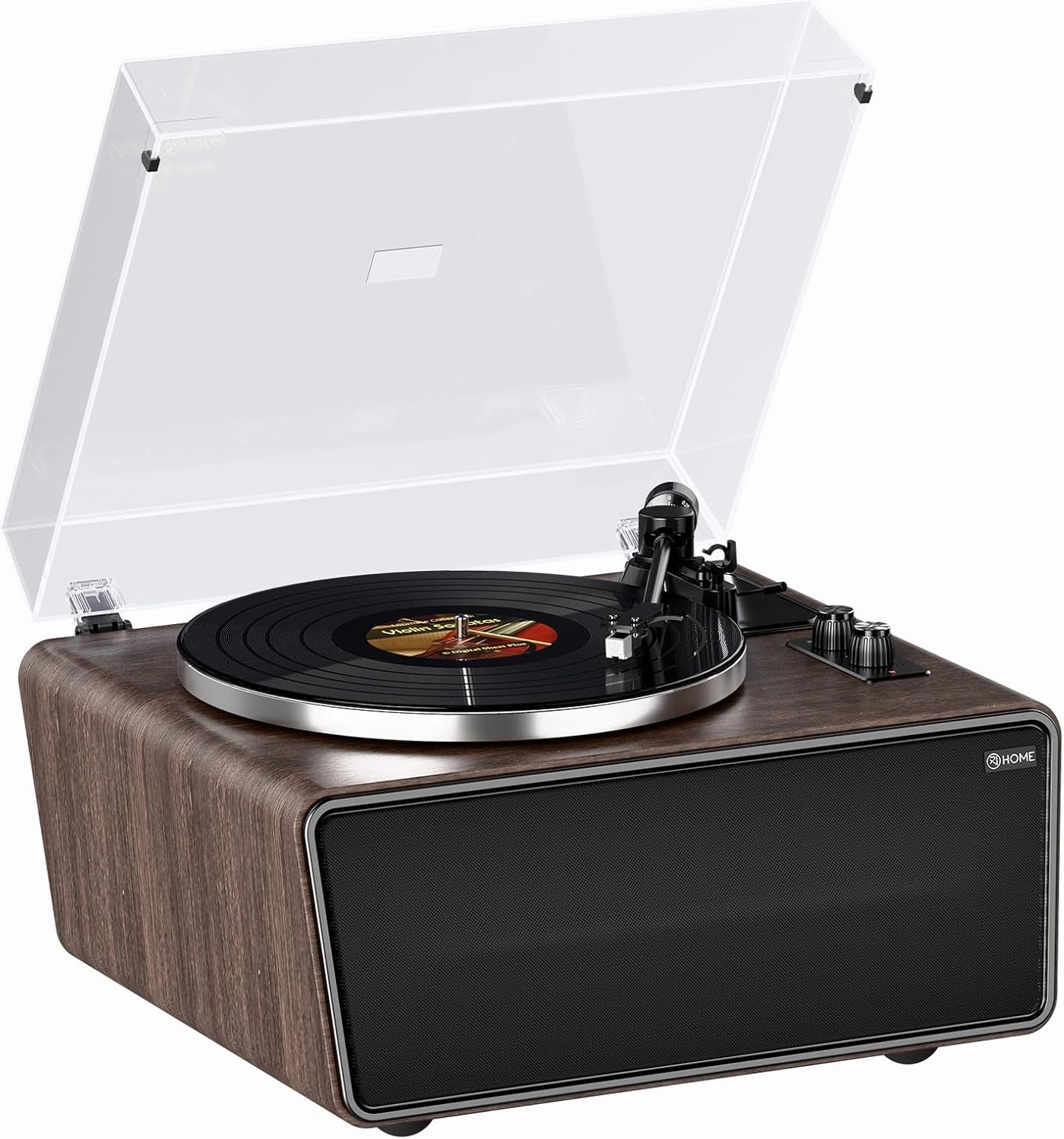 All in One Vinyl Record Player,Bluetooth Turntable Built in 4 Stereo Speakers Phono Preamp,High Fidelity Turntables for Vinyl Records with Magnetic Cartridge AT-3600L MM,Belt Drive 2-Speed,Auto Off belt-drive turntable,vinyl record player,audiophile turnta