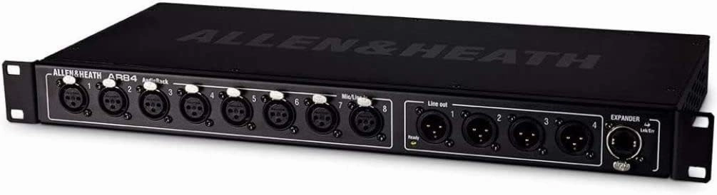 Allen & Heath AR2-84-BLK 8x4 Remote Audio Rack for GLD or QU Series Mixers audio rack,hi-fi component stand,media shelf,