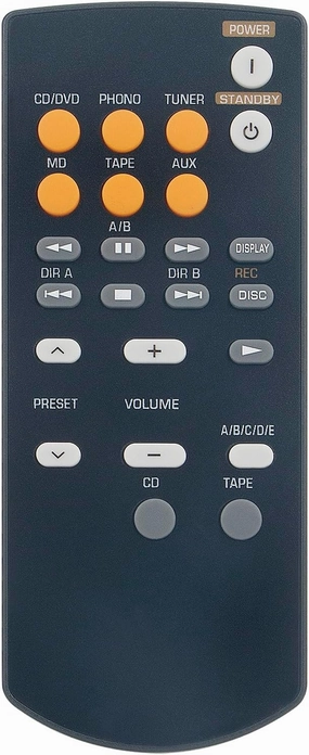 ALLIMITY RAX15 WF67620 Replacement Remote Control Compatible with Yamaha Stereo Integrated Amplifier AX-497 AX-397 AX10 AX590 AX596 integrated amplifier,stereo receiver,hi-fi amp combo,