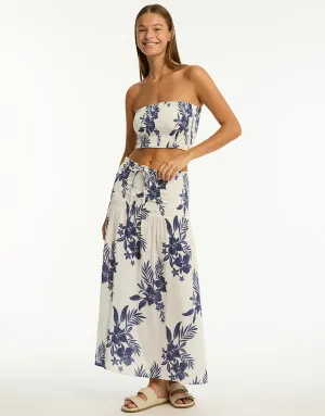 Aloha Beach Skirt - White