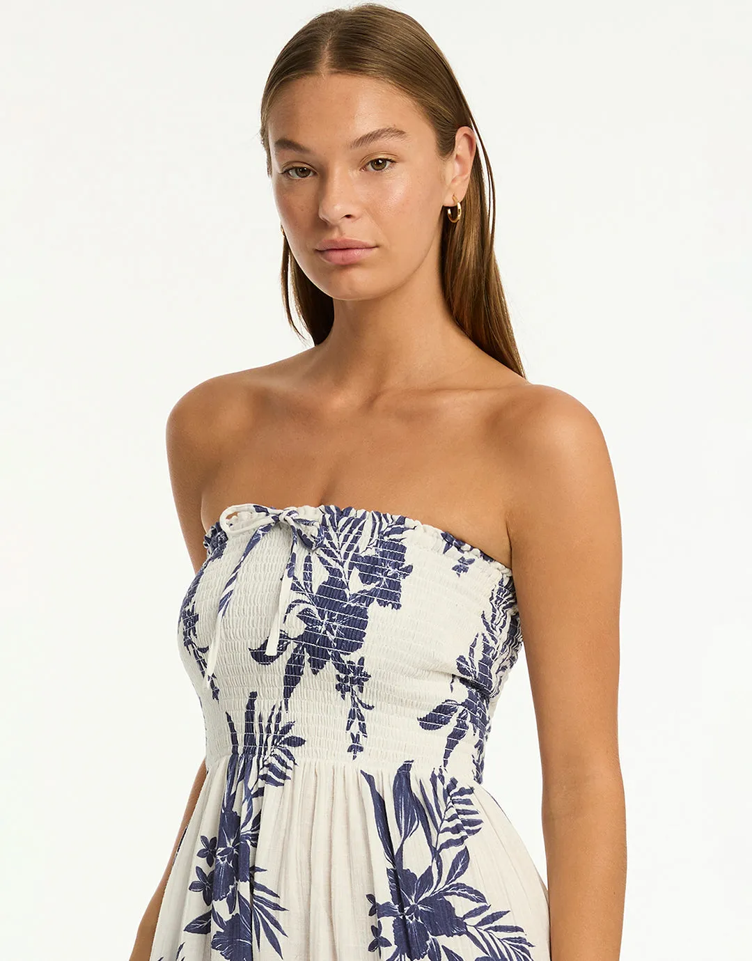 Aloha Beach Skirt - White