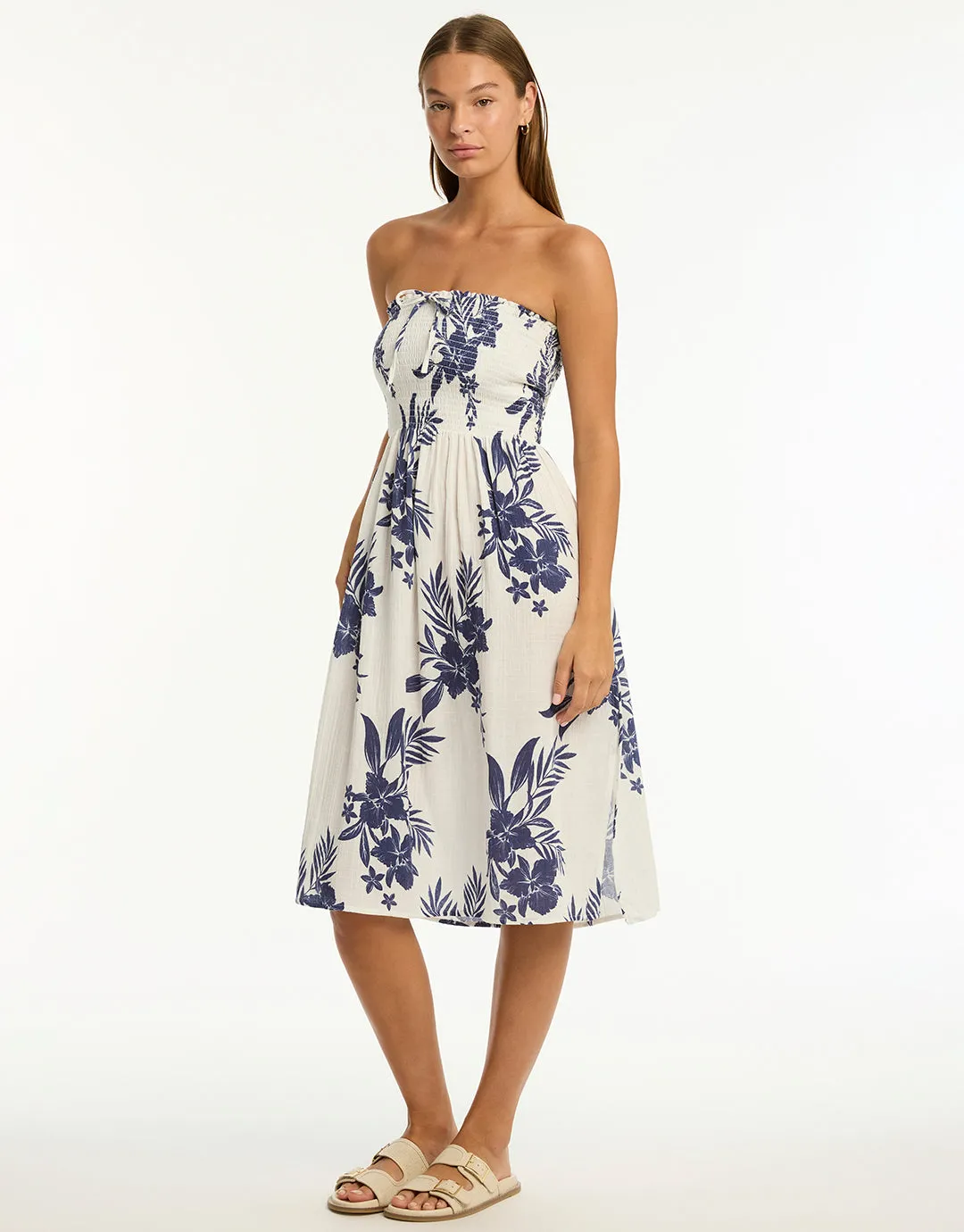 Aloha Beach Skirt - White